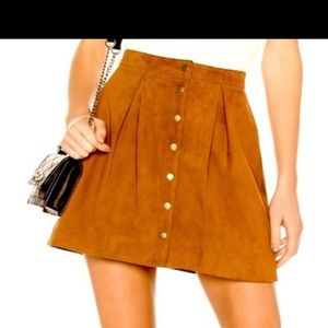 House of Harlow  ‼️ SALE‼️ 1960 Leather X Revolve Suede skirt